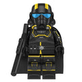 SEAF Soldier Custom Helldivers Video Game Minifigure - Minifigure Bricks