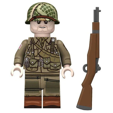 U.S. Airborne Military Soldier Custom Minifigure - Minifigure Bricks