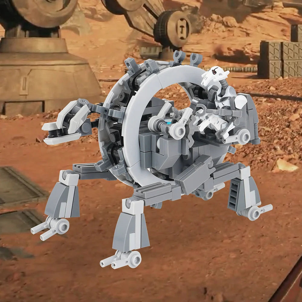 General Grievous’ TSMEU-6 Wheel Bike Custom Star Wars MOC - Minifigure Bricks