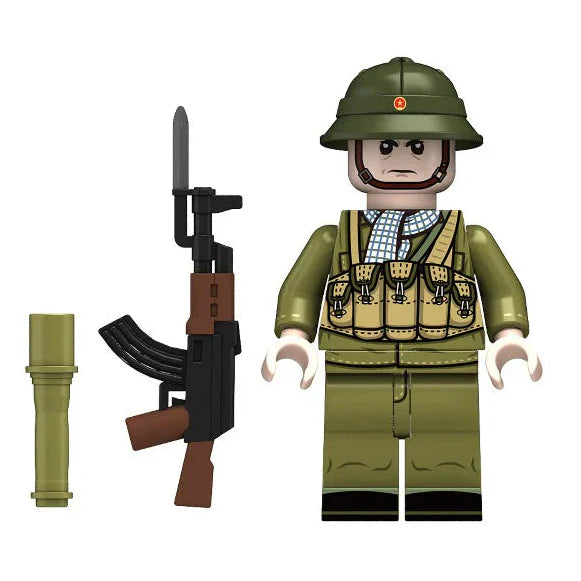 Vietnam infantry From Vietnamese infantry Custom Minifigure - Minifigure Bricks