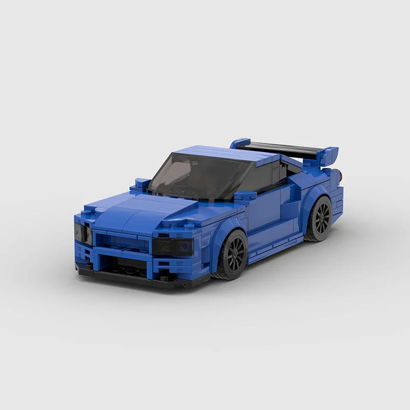 Nissan Skyline R34 Custom Car MOC - Minifigure Bricks