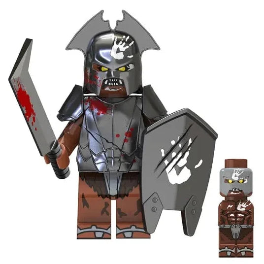 Uruk-Hai Orc custom Lord of the Rings Minifigure