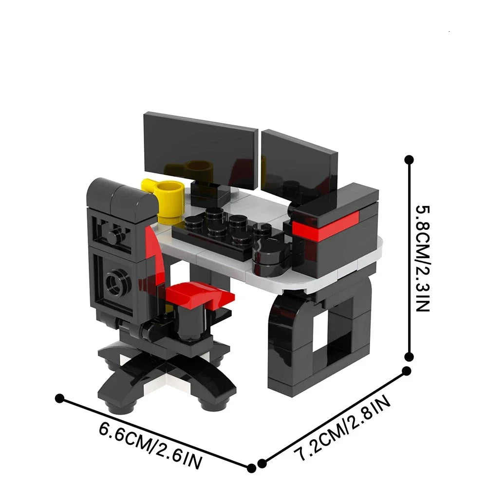 Computer Desk Custom MOC