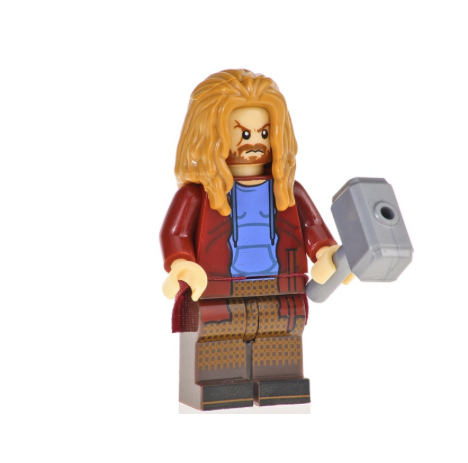Thor Endgame Custom Marvel Superhero Minifigure - Minifigure Bricks