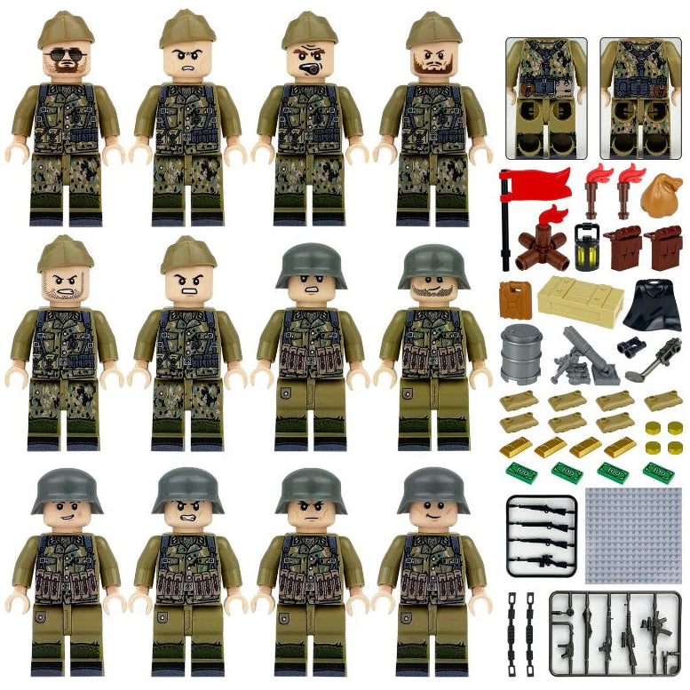 German Field Unit Phalanx Minifigures Bundle Set