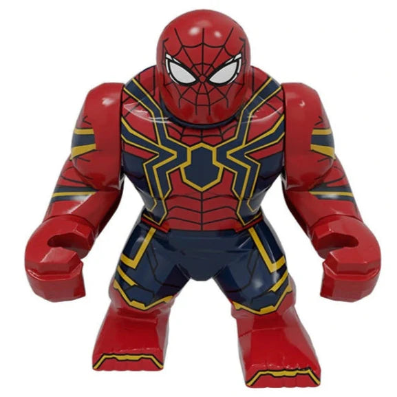 Iron Spider (MCU) Custom Marvel Superhero Large Minifigure - Minifigure Bricks