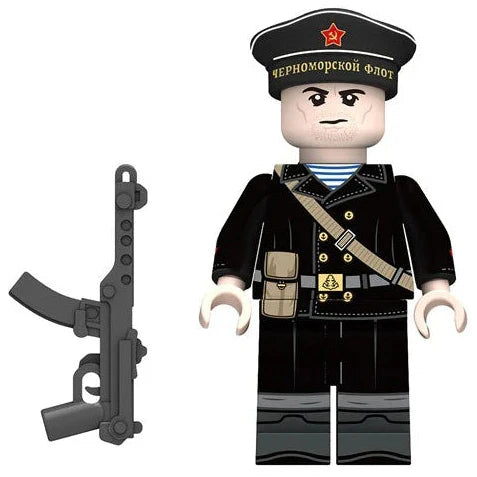 Soviet Naval Infantry (Russian Soldier) Custom Military Minifigure