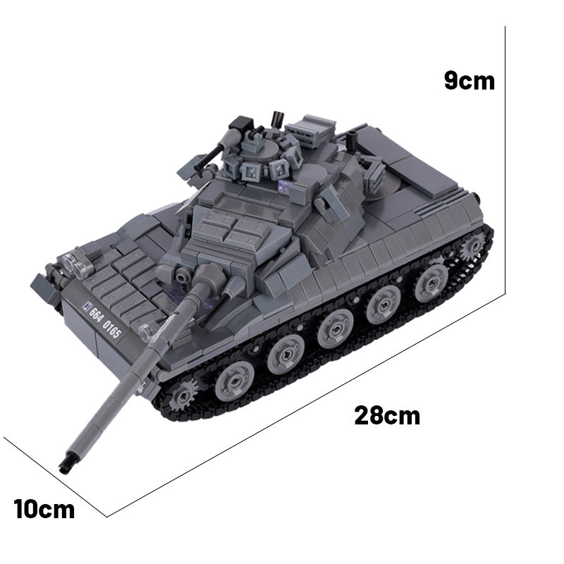 French AMX-30 B2 Brenus Main Battle Tank Custom Military MOC