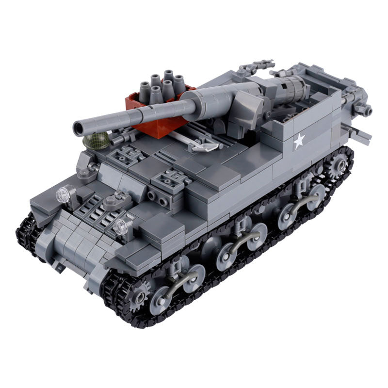 WW2 USA M12 Gun Motor Carriage Custom Military MOC