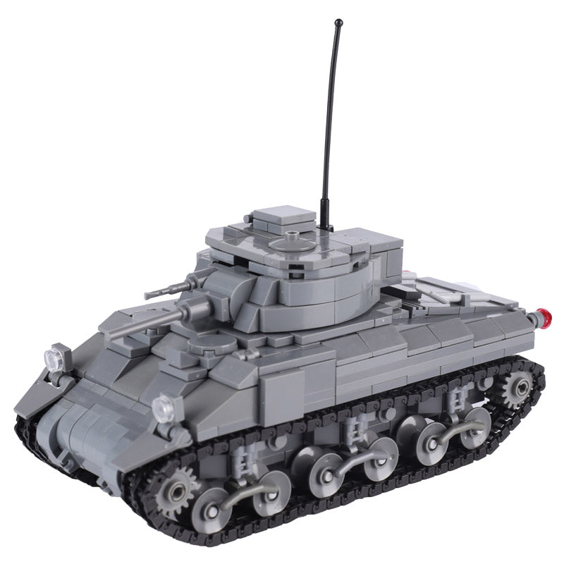 WW2 USA M4 Sherman Medium Tank Custom Military MOC - Minifigure Bricks