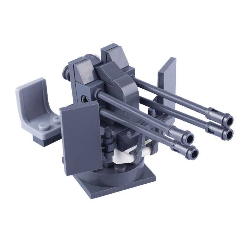 WW2 German Anti-Aircraft Gun 2cm Flak 38 Custom Military MOC - Minifigure Bricks