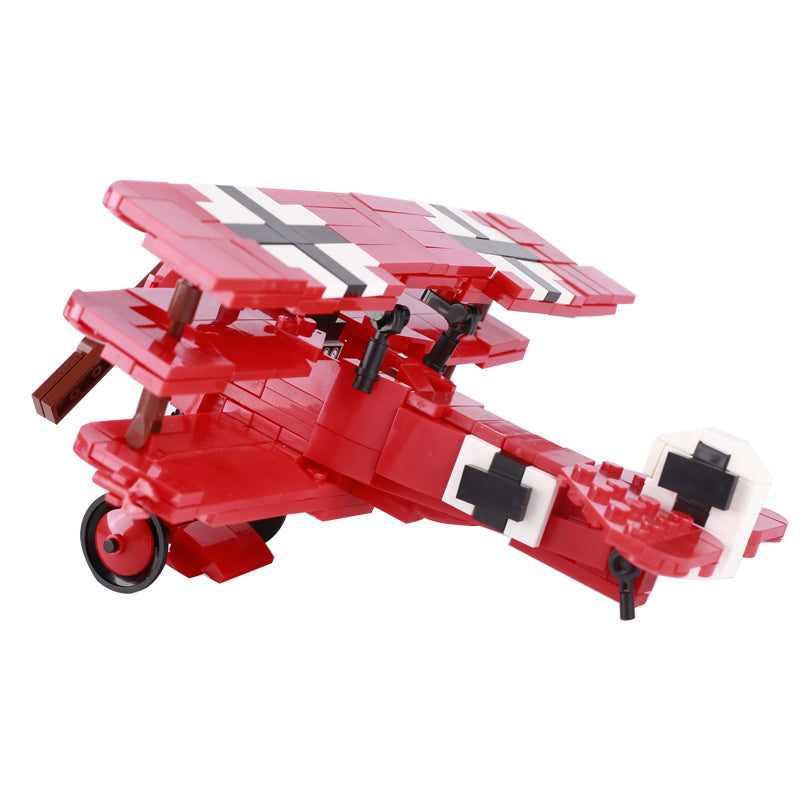 WW1 German Fokker Dr.I Fighter Aircraft Custom Military MOC