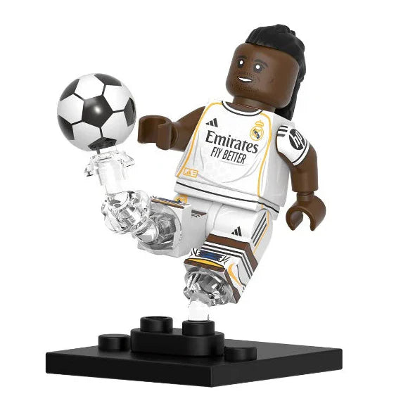 Vinícius Júnior (Real Madrid) Custom Football Player Minifigure - Minifigure Bricks