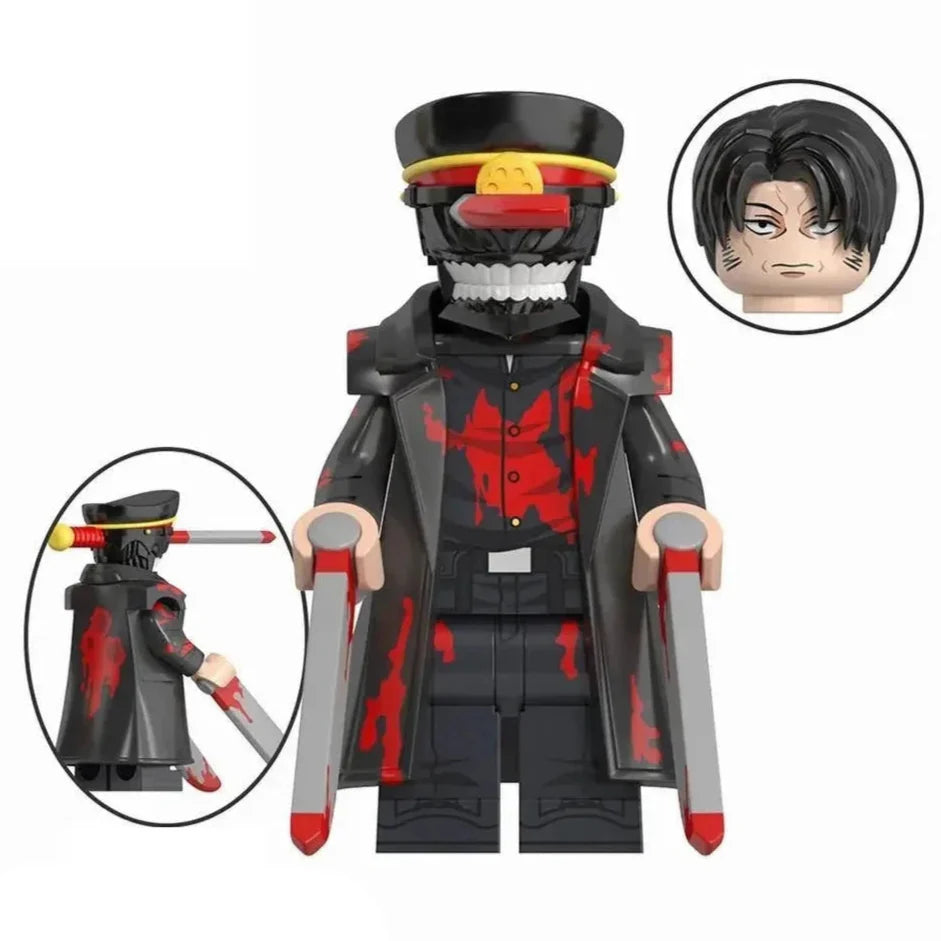 Samurai Sword from Chainsaw Man Custom Anime Minifigure - Minifigure Bricks