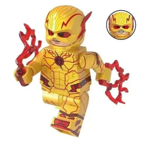 Reverse Flash Custom DC Comics Superhero Minifigure - Minifigure Bricks