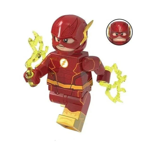 Flash Custom DC Comics Superhero Minifigure - Minifigure Bricks