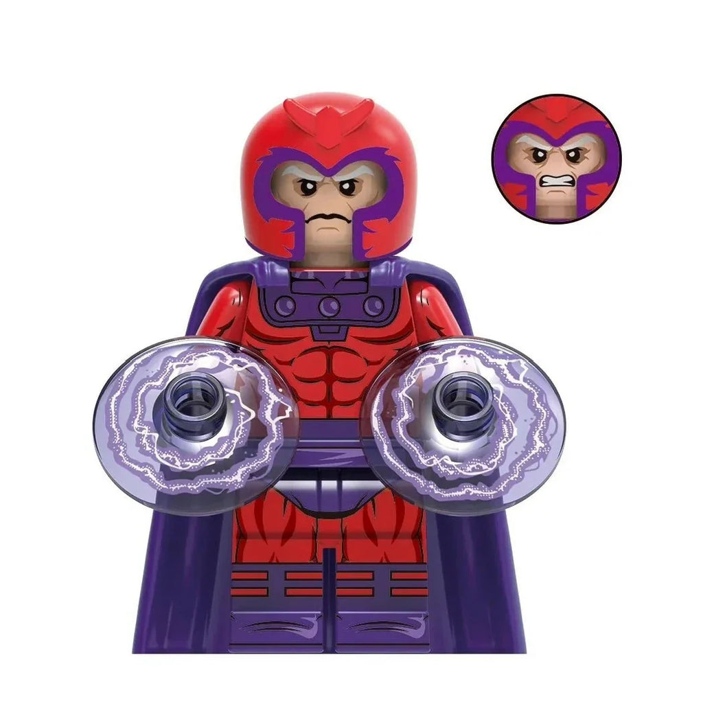 Magneto (X-Men) Custom Marvel Superhero Minifigure - Minifigure Bricks