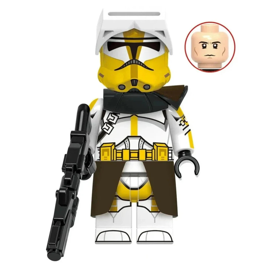 Clone Commander Bly Custom Star Wars Minifigure - Minifigure Bricks