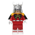 Char Aznable Gundam Custom Anime Minifigure - Minifigure Bricks