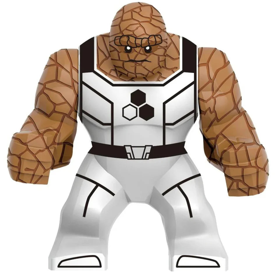Thing (Fantastic Four) (Future Foundation) Custom Marvel Superhero Large Minifigure - Minifigure Bricks