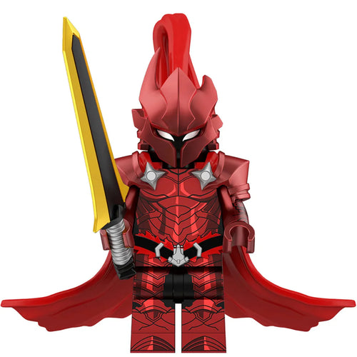 Blood-Red Commander Igris Custom Solo Leveling Anime Minifigure - Minifigure Bricks