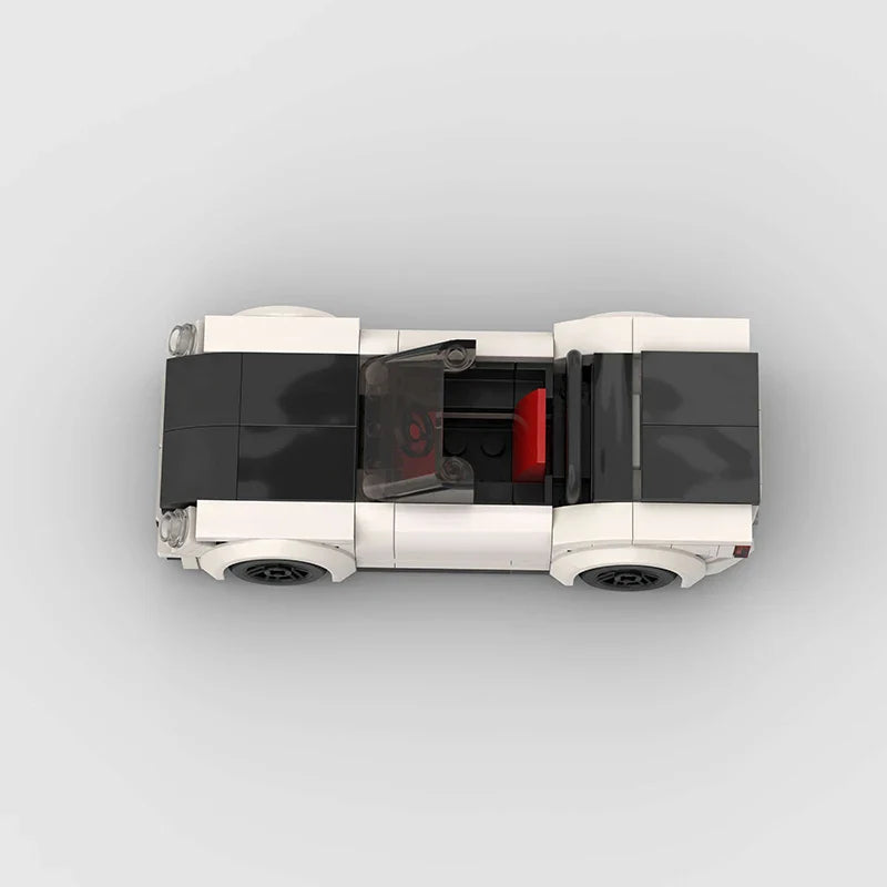 Fiat Abarth 124 Spider Convertible Custom Car MOC