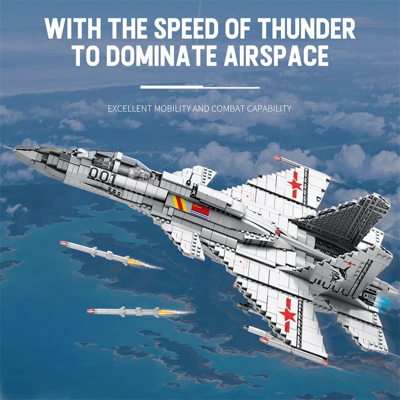 J-15 Flying Shark Max Fighter Jet Building Set