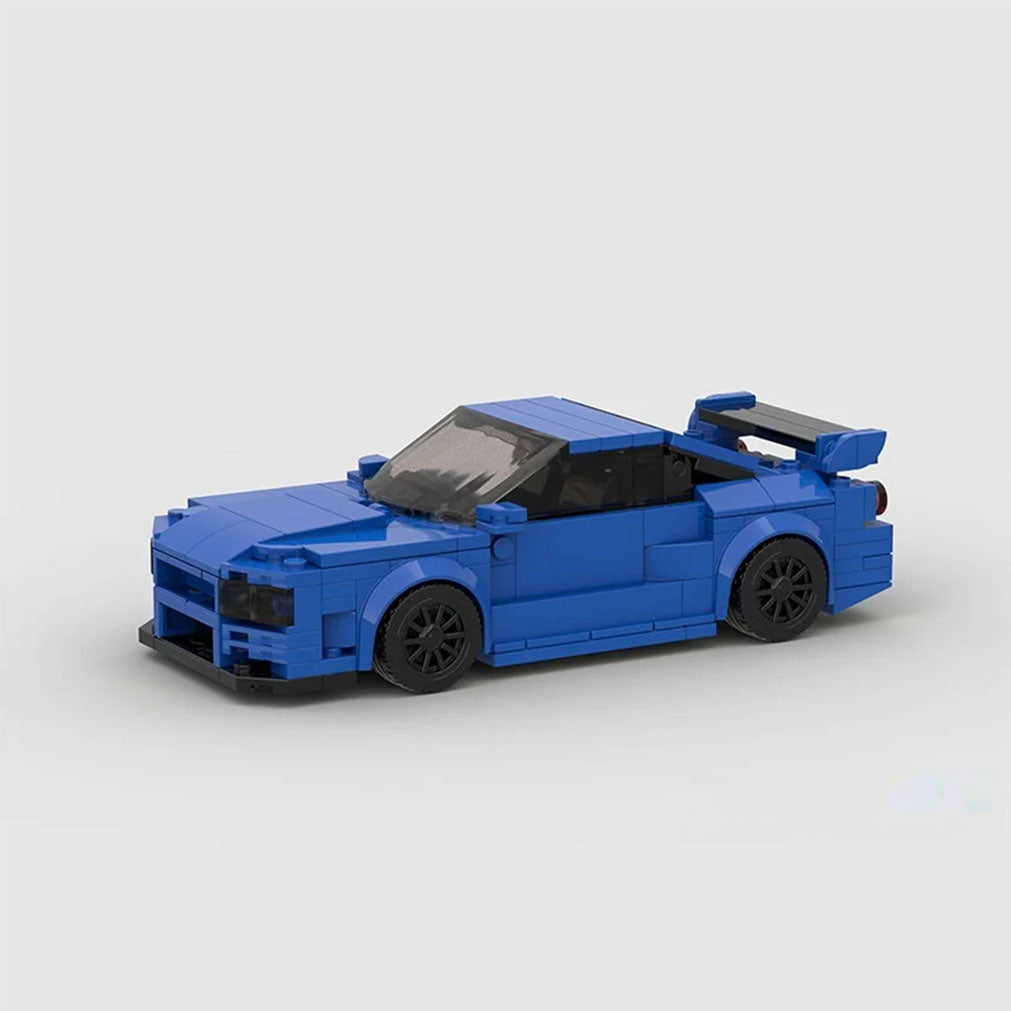 Nissan Skyline R34 Custom Car MOC - Minifigure Bricks