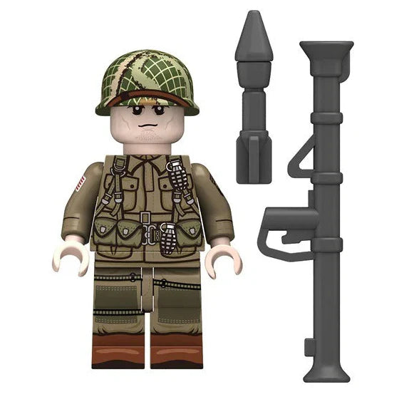 U.S. Airborne Military Soldier Custom Minifigure - Minifigure Bricks
