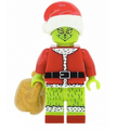 The Grinch Christmas Special custom Minifigure - Minifigure Bricks