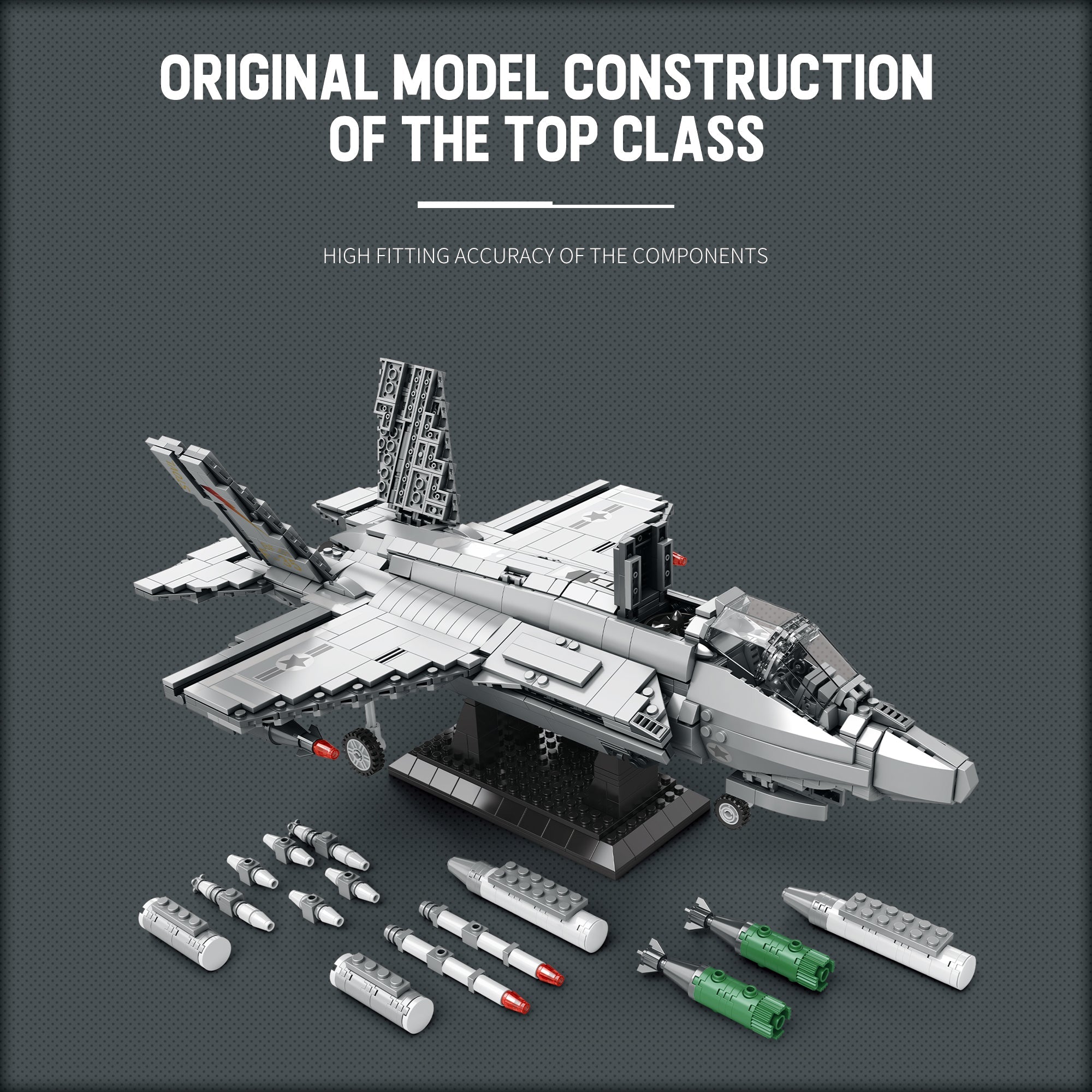 F-35 Lightning II Fighter Jet Building Set
