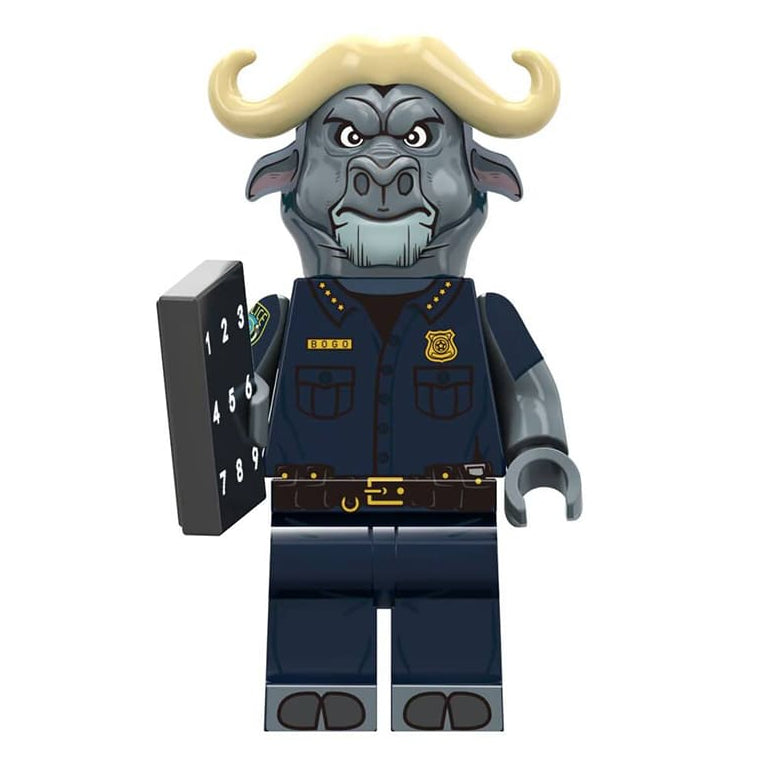 Chief Bogo From Zootopia Disney Custom Minifigure - Minifigure Bricks