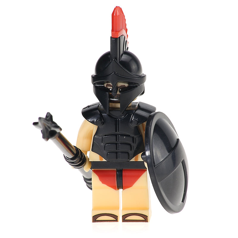 Spartacus Gladiator Minifigure with Armour - Minifigure Bricks
