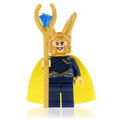 Loki Ragnarok Custom Marvel Superhero Minifigure - Minifigure Bricks
