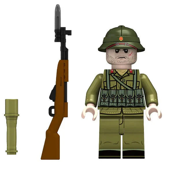 Vietnam infantry From Vietnamese infantry Custom Minifigure - Minifigure Bricks