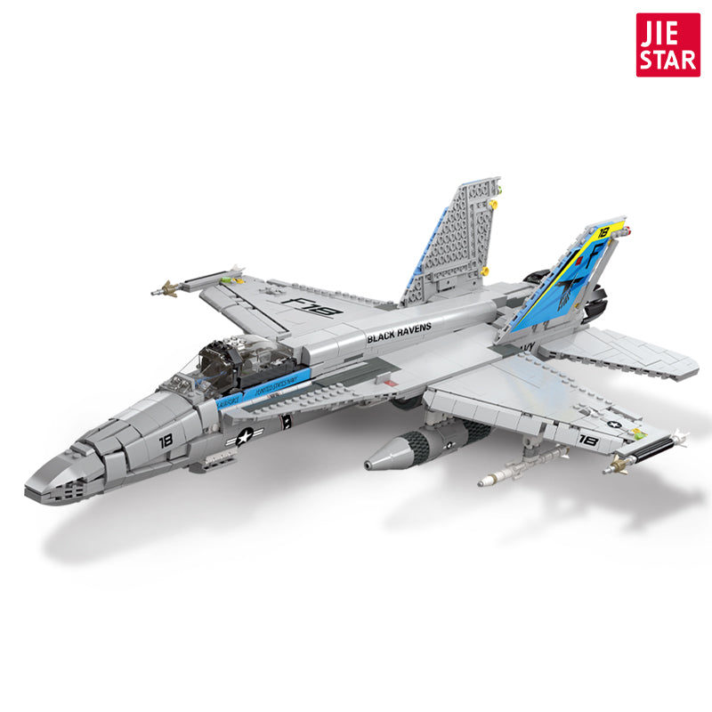 F/A-18 Hornet Supersonic Fighter Jet Building Set