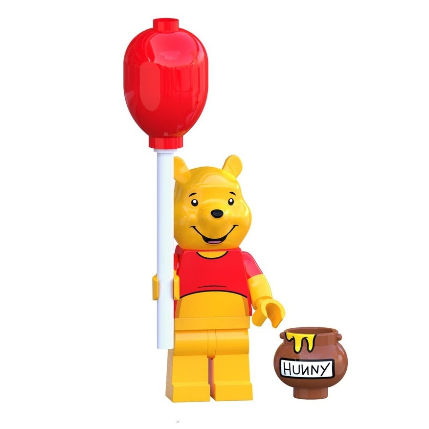 Winnie the Pooh Custom Minifigure - Minifigure Bricks