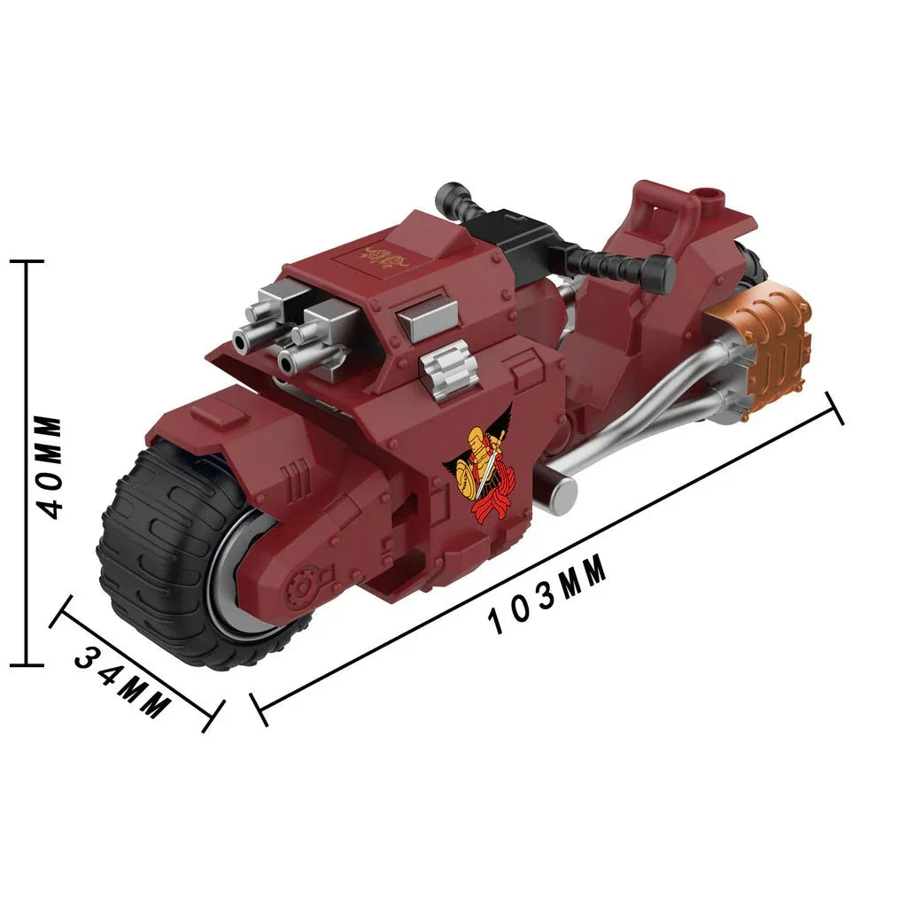 Blood Angels Space Marine Outriders Warhammer 40K Minifigure - Minifigure Bricks