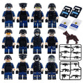 SWAT Police Force Minifigure Bundle Set - Minifigure Bricks