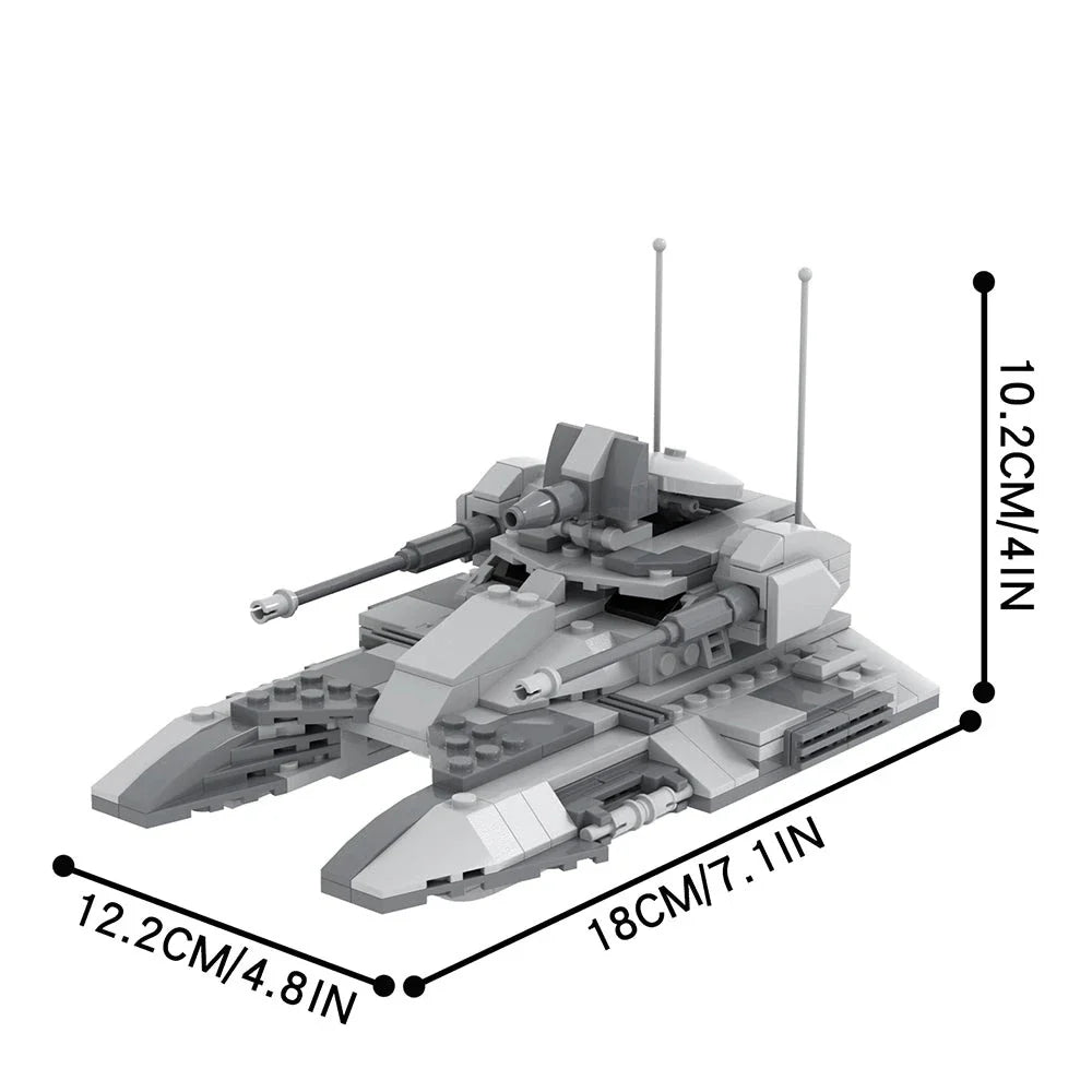Republic Anti-gravity Tank Custom Star Wars MOC