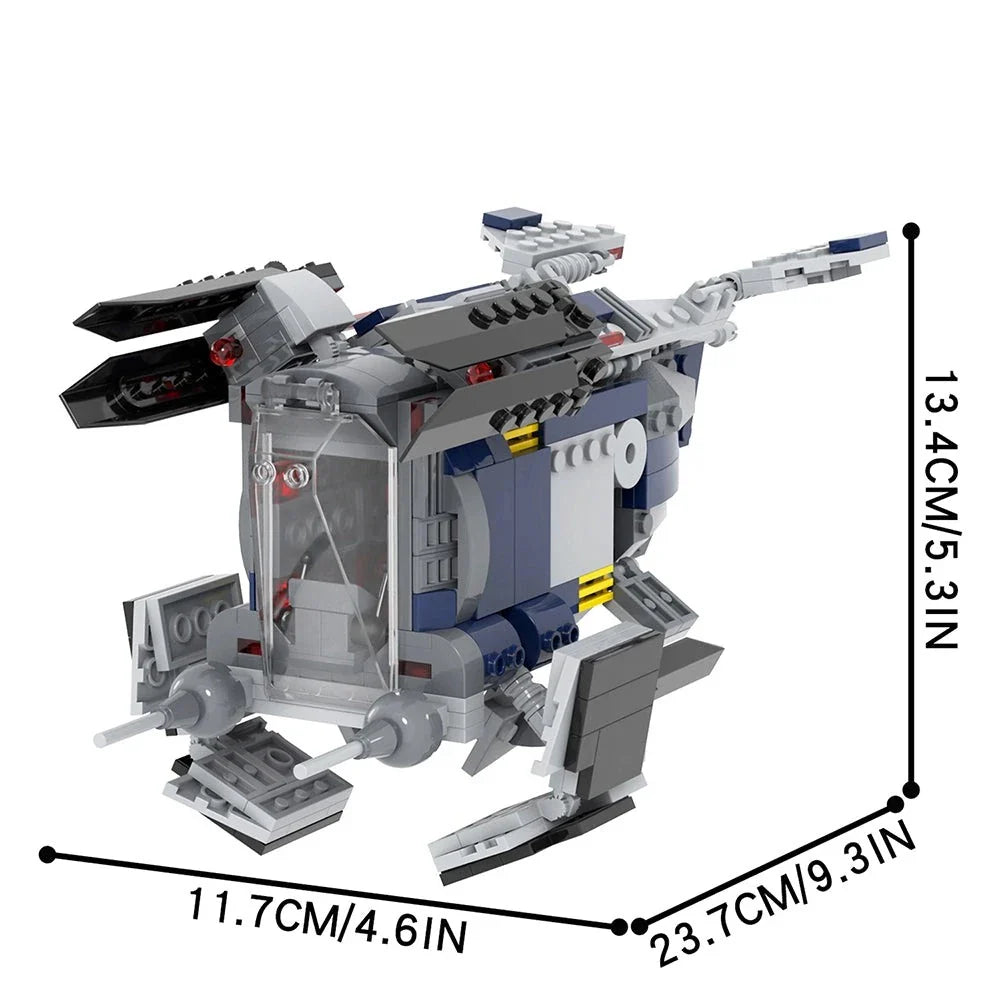 Coruscant Police Gunship Custom Star Wars MOC