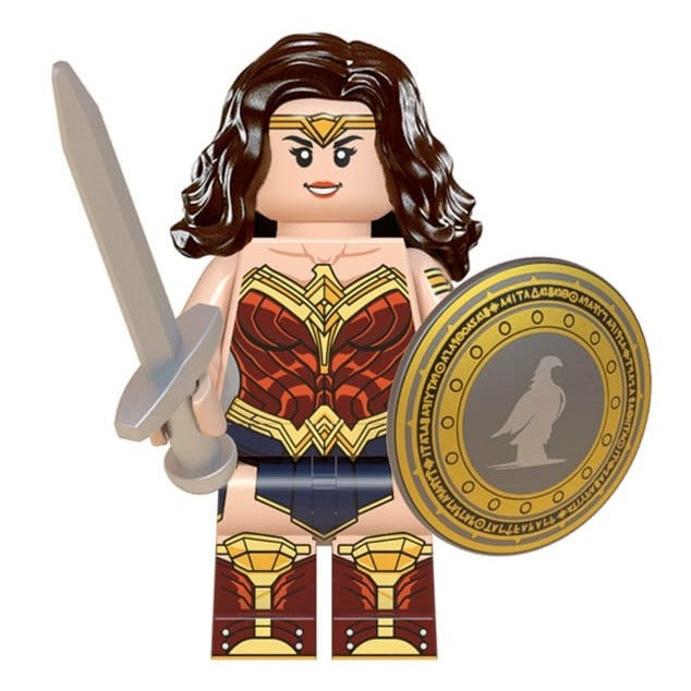 Wonder Woman (1984) Custom DC Superhero Minifigure - Minifigure Bricks