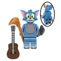 Tom from Tom & Jerry Custom Minifigure - Minifigure Bricks