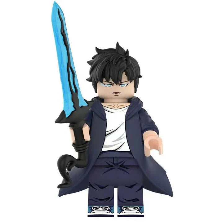 Sung Jinwoo Custom (Solo Leveling) Anime Minifigure - Minifigure Bricks