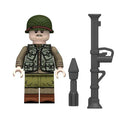 Bazuca World War II U.S. Army Rangers Custom Minifigure - Minifigure Bricks