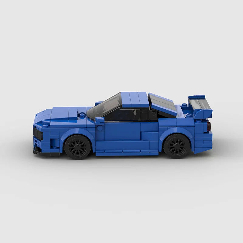 Nissan Skyline R34 Custom Car MOC - Minifigure Bricks