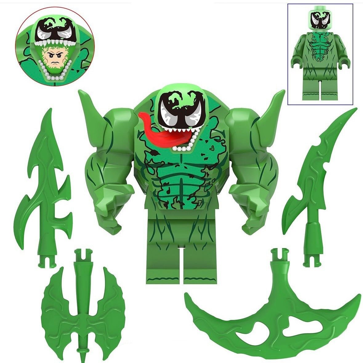 Lasher Custom Marvel Superhero Minifigure - Minifigure Bricks