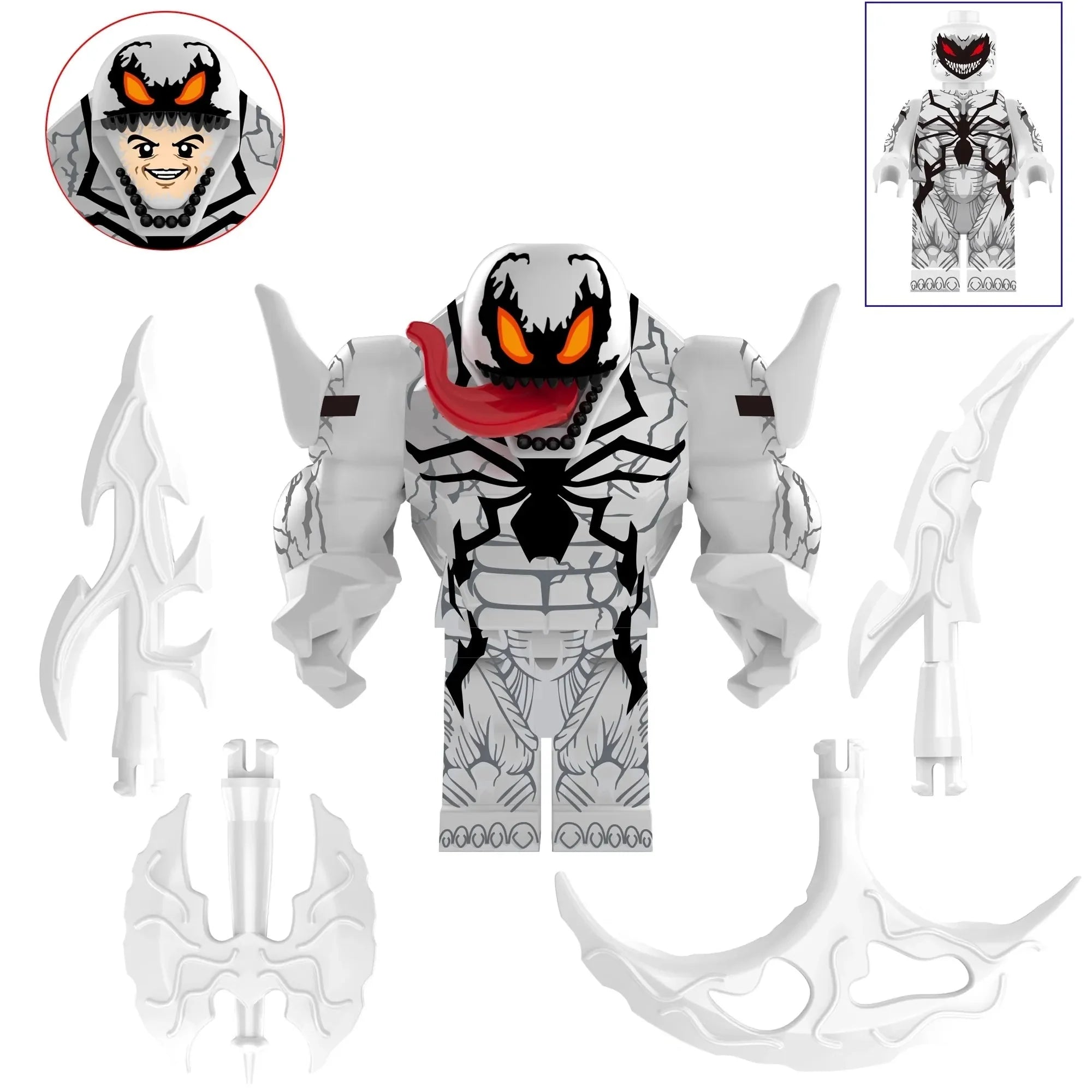 Anti-Venom Custom Marvel Superhero Minifigure - Minifigure Bricks