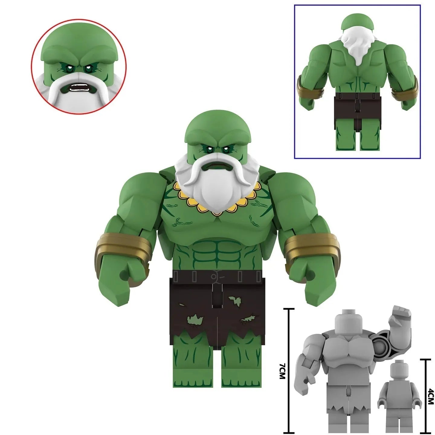 Maestro Custom Marvel Superhero Large Minifigure - Minifigure Bricks
