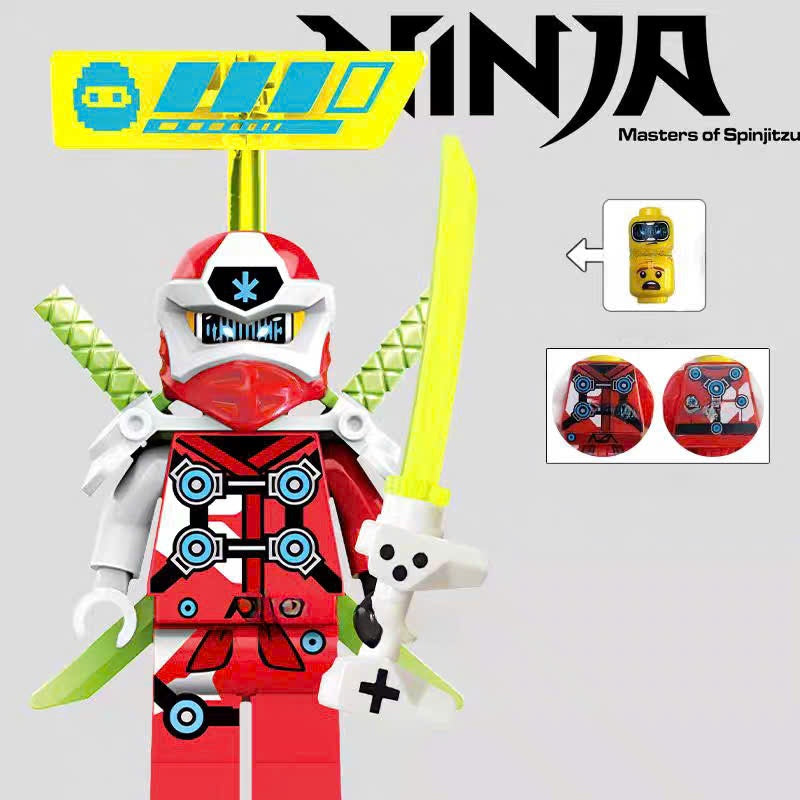 Digi Kai Custom Ninjago Figure